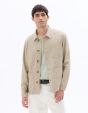Veste multipoches en lin et coton - écru