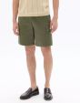 Bermuda cargo en coton stretch - kaki