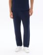 Pantalon de joggine relax effet texturé - marine