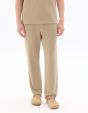 Pantalon de joggine relax effet texturé - taupe