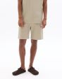 Bermuda côtelé 100% coton - beige