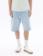 Bermuda baggy en jean - bleu clair