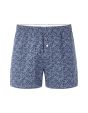 Caleçon 100% coton à motifs feuillage - bleu