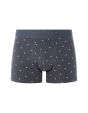 Boxer à micromotifs - bleu