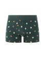 Boxer à motif café - vert
