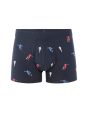 Boxer à motifs de joueurs de football - bleu