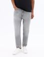Jean relax 100% coton 7/8e - gris