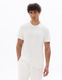 T-shirt regular effet texturé - blanc