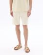 Bermuda 100% coton taille élastiquée - blanc