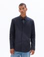 Chemise regular col américain 100% coton - bleu