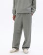 Jogging loose en maille interlock - gris moyen