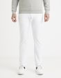 Pantalon chino slim twill stretch - blanc