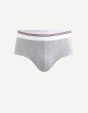 Slip en coton stretch - gris