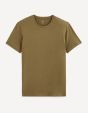 T-shirt col rond coton stretch