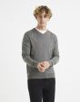 Pull col V 100% laine mérinos extra fin