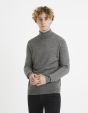 Pull col roulé 100% laine mérinos extra fin