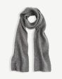 Echarpe côtelée - gris