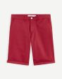 Bermuda poches chino en coton stretch