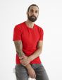 T-shirt col rond coton stretch