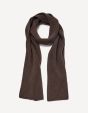 Echarpe côtelée - marron