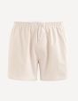 Caleçon popeline 100% coton - beige