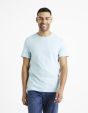 Essentiel - le T-shirt regular 100% coton - bleu clair