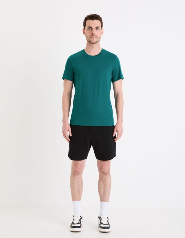 Short en molleton - noir