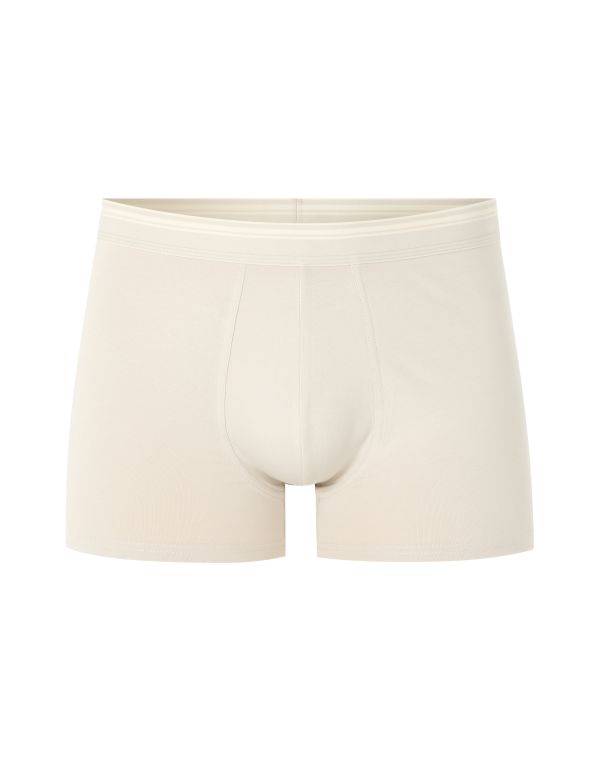 Boxer coton stretch ceinture contrastée - gris