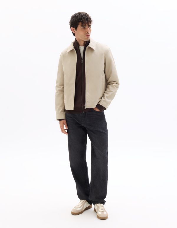 Veste col chemise - beige