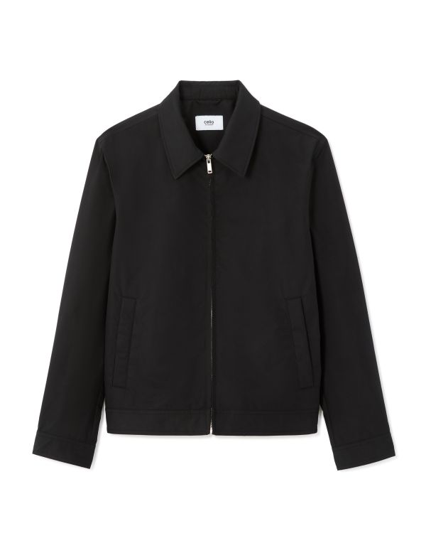 Veste col chemise - noir
