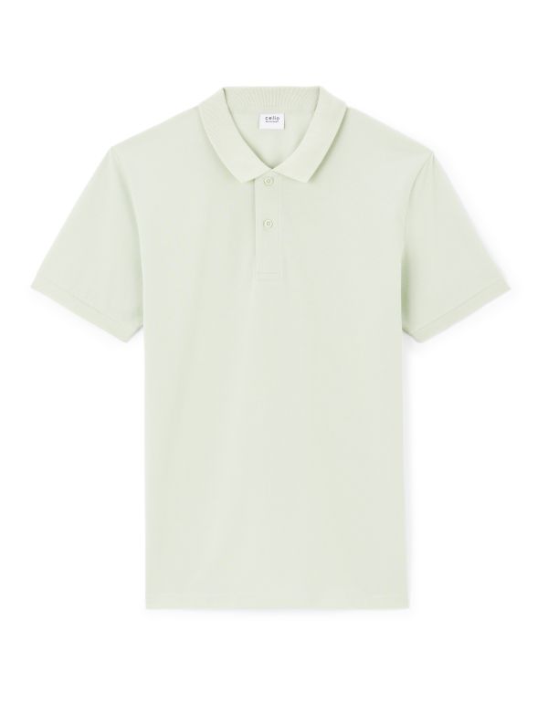 Polo straight 100% coton - vert