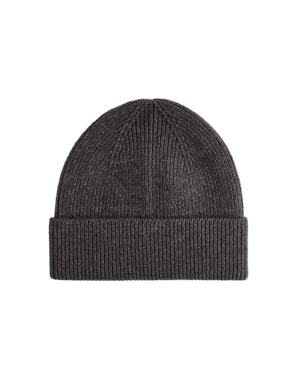 Bonnet en maille - anthracite