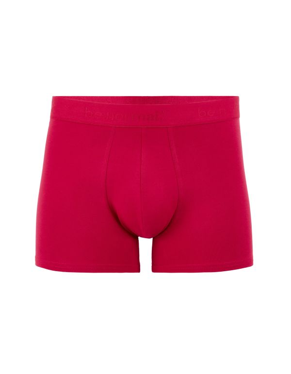Boxer en coton stretch uni - fushia