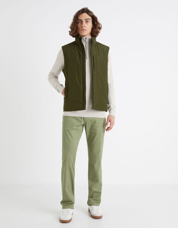 Pull col camionneur 100% coton - gris chine