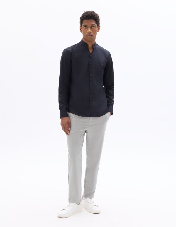 Pantalon 24H slim stretch 7/8e - gris clair