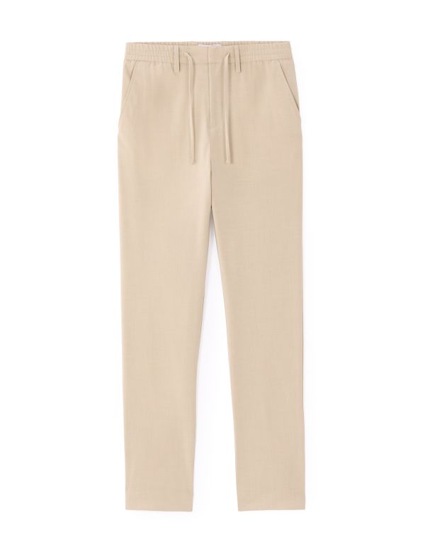 P.03 Pantalon 24H slim stretch 7/8e - beige