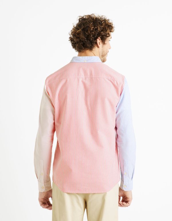 Chemise regular 100% coton - bleu ciel