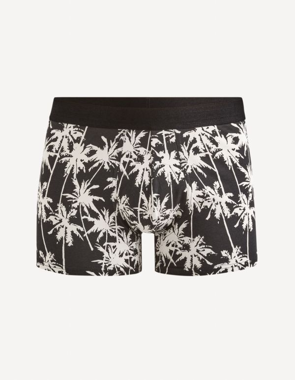 Boxer en coton stretch - noir