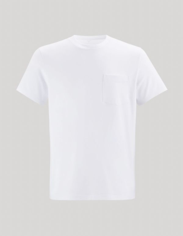 T-shirt col rond 100% coton - blanc