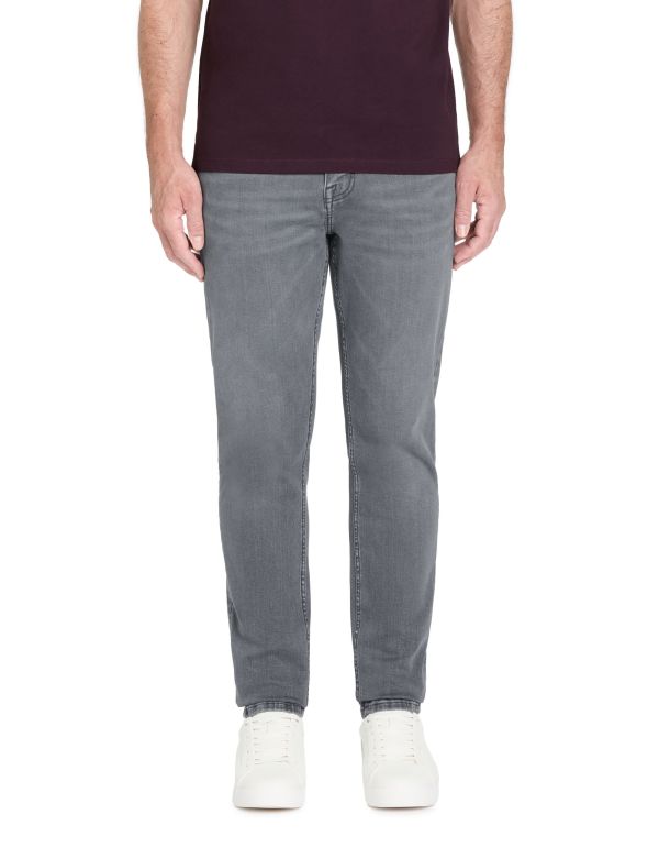 Jean slim coton stretch c25 - gris