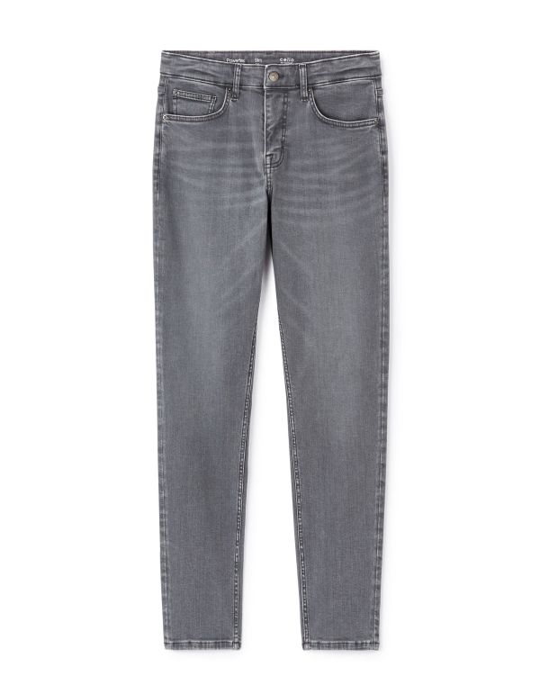 Jean slim coton stretch c25 - gris