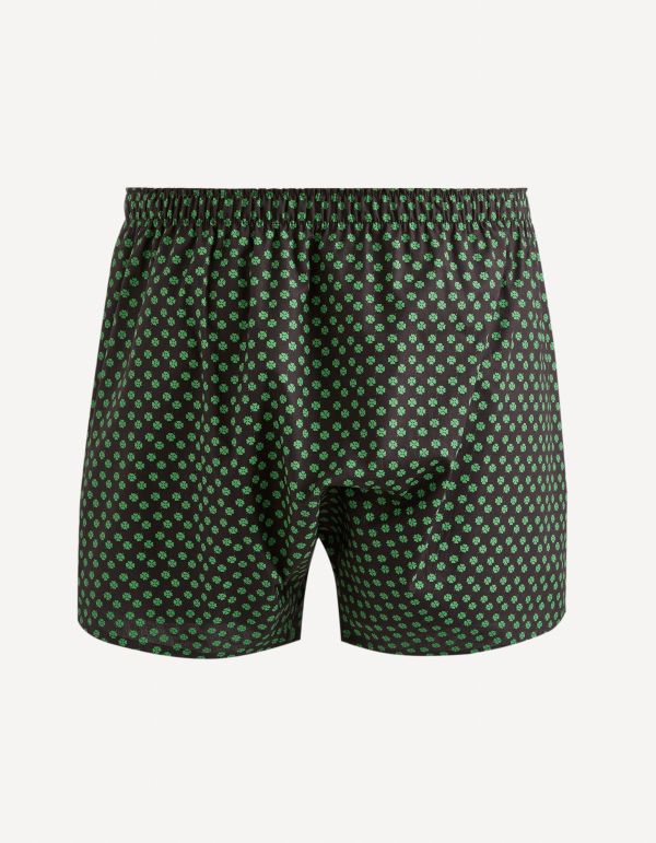 Caleçon 100% coton - noir