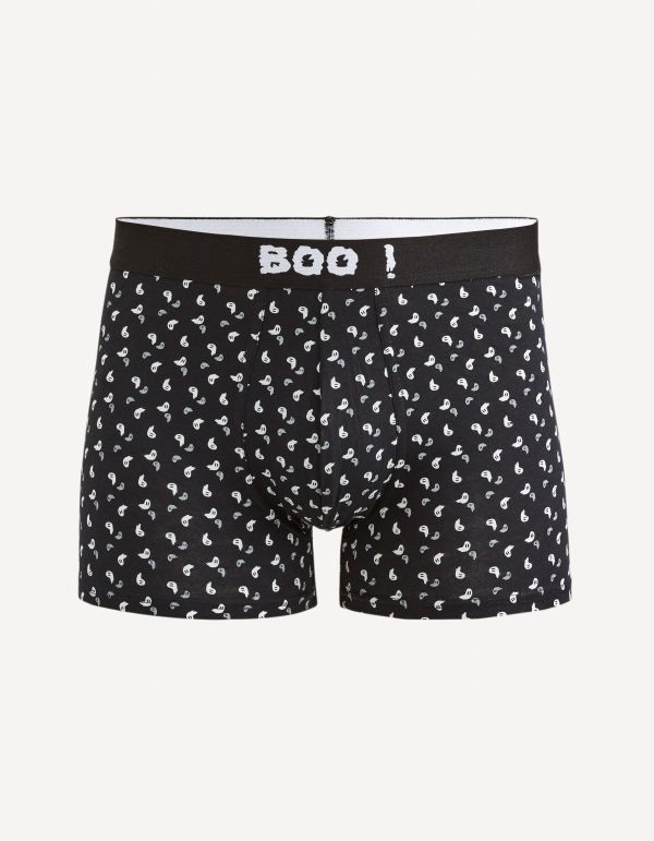 Boxer en coton stretch - noir