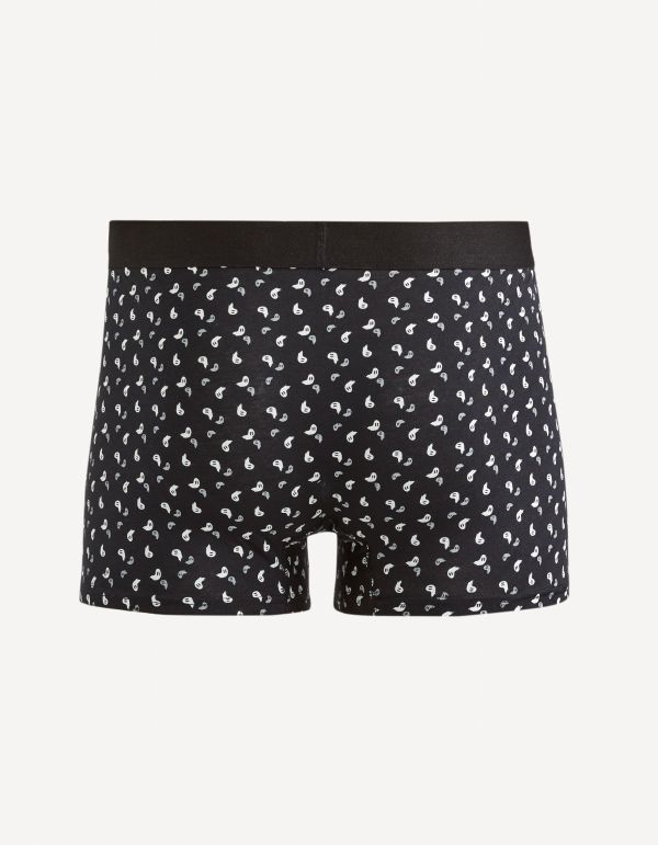 Boxer en coton stretch - noir