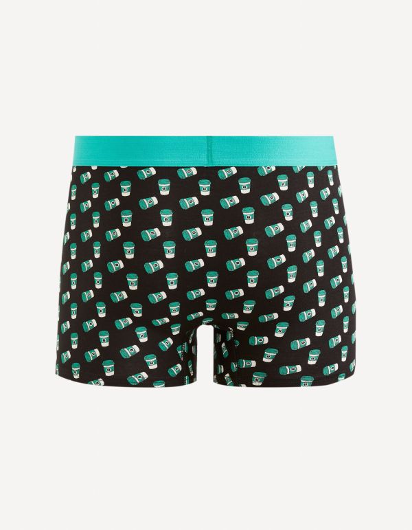Boxer en coton stretch - noir