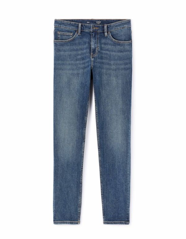 Jean slim coton stretch C25 - bleu