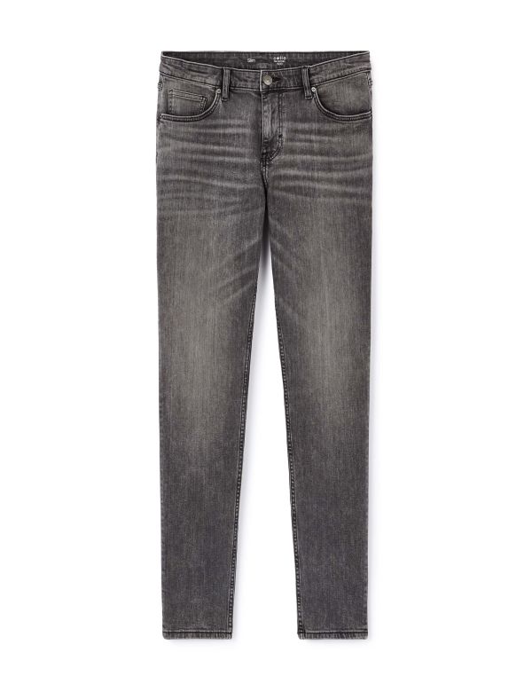 Jean slim coton stretch c25 - gris
