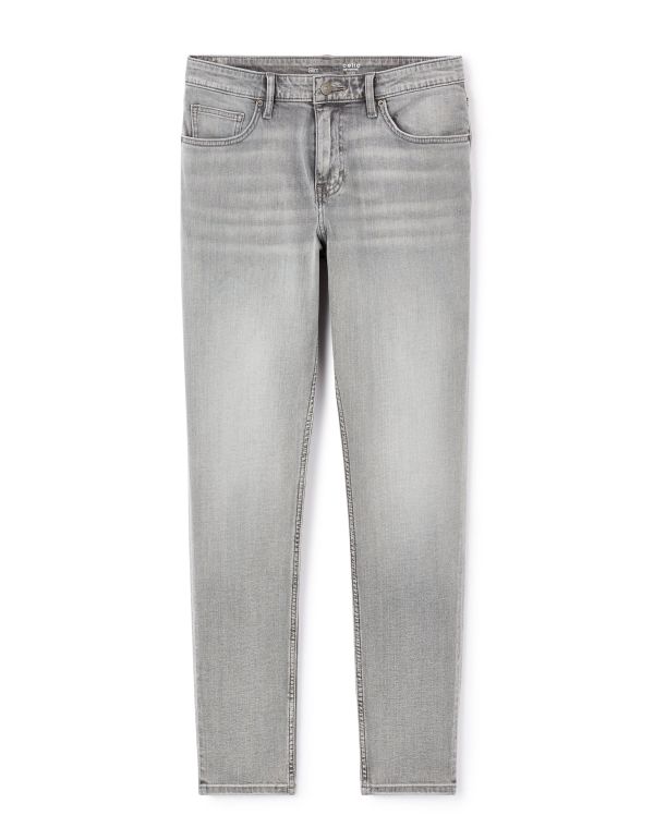 Jean slim coton stretch c25 - gris