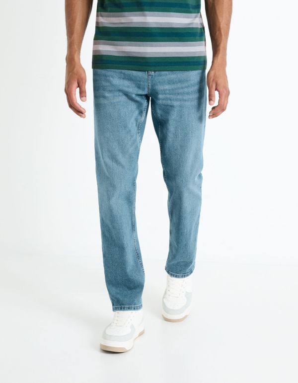 Jean straight C15 3 longueurs stretch - bleu