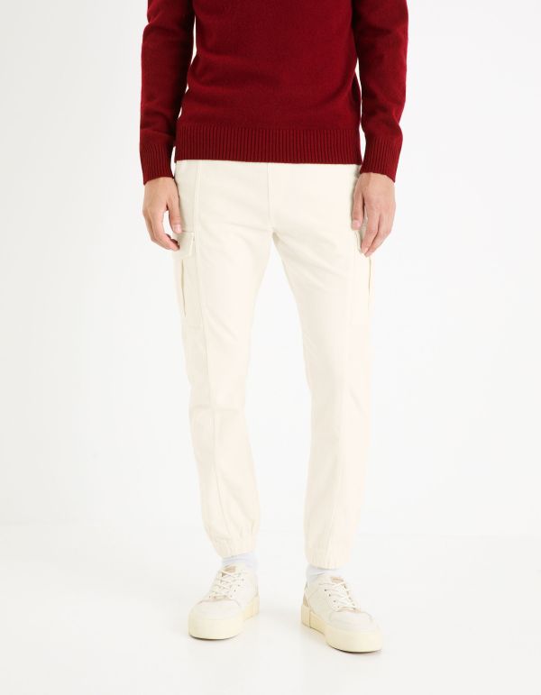 Pantalon cargo - beige